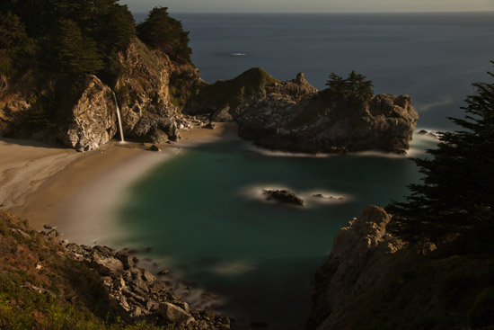 McWay Falls by Moonlight